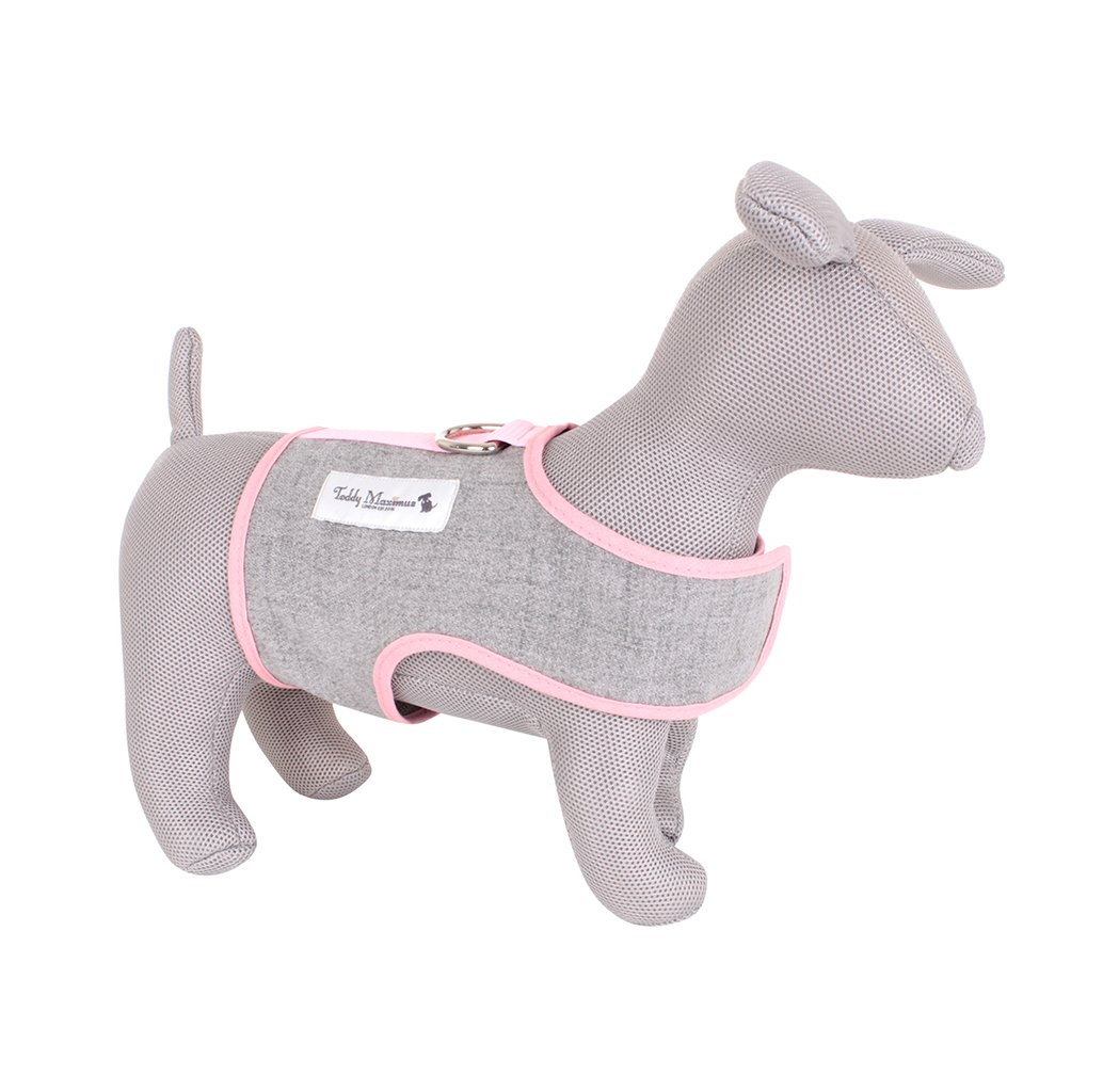 'The Melody' Pink & Grey Dog Harness
