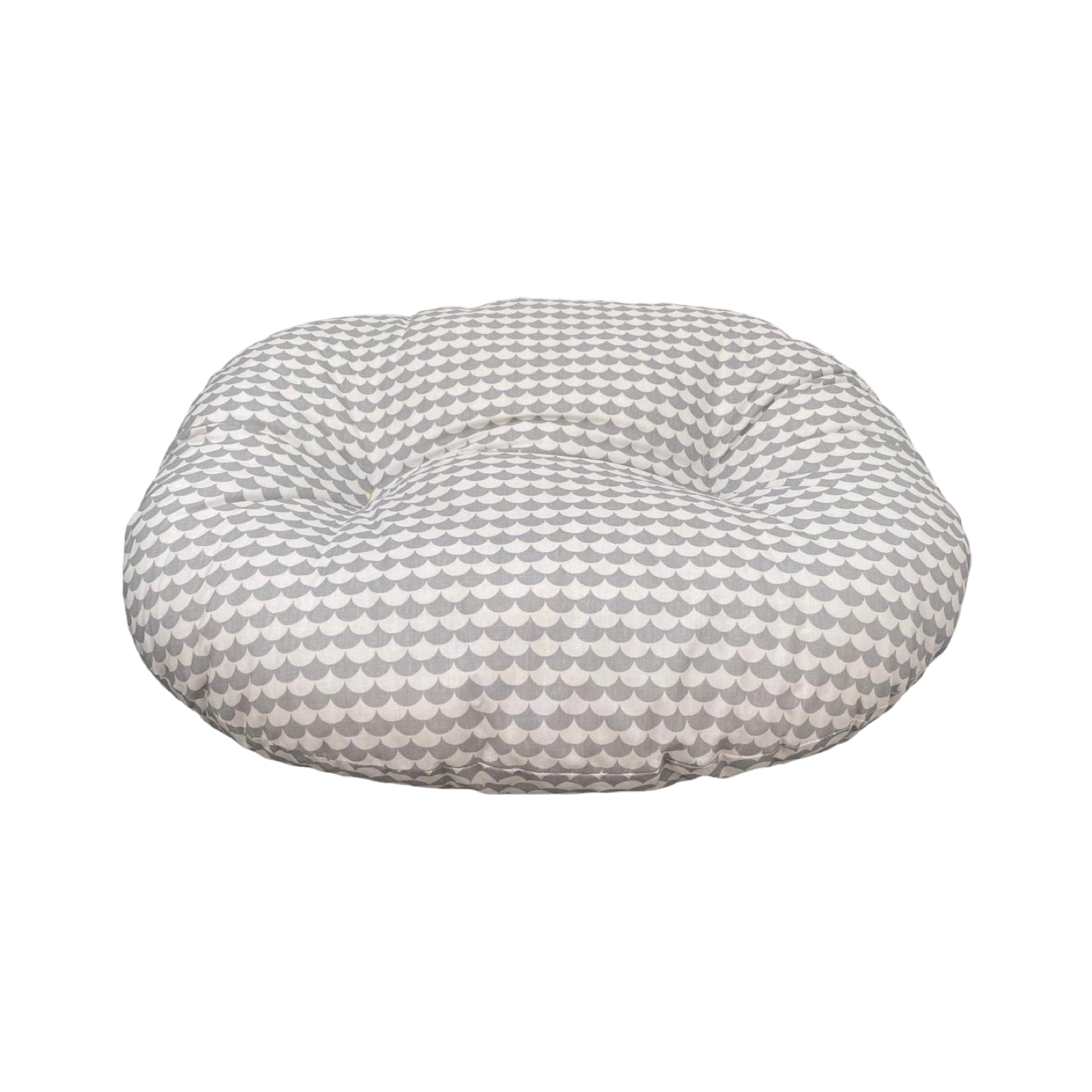 Grey Fans Cosy Cushion Dog Bed