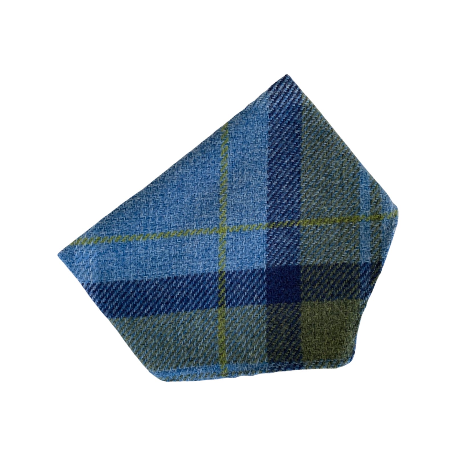 Cotswold Blue Plaid Neckerchief