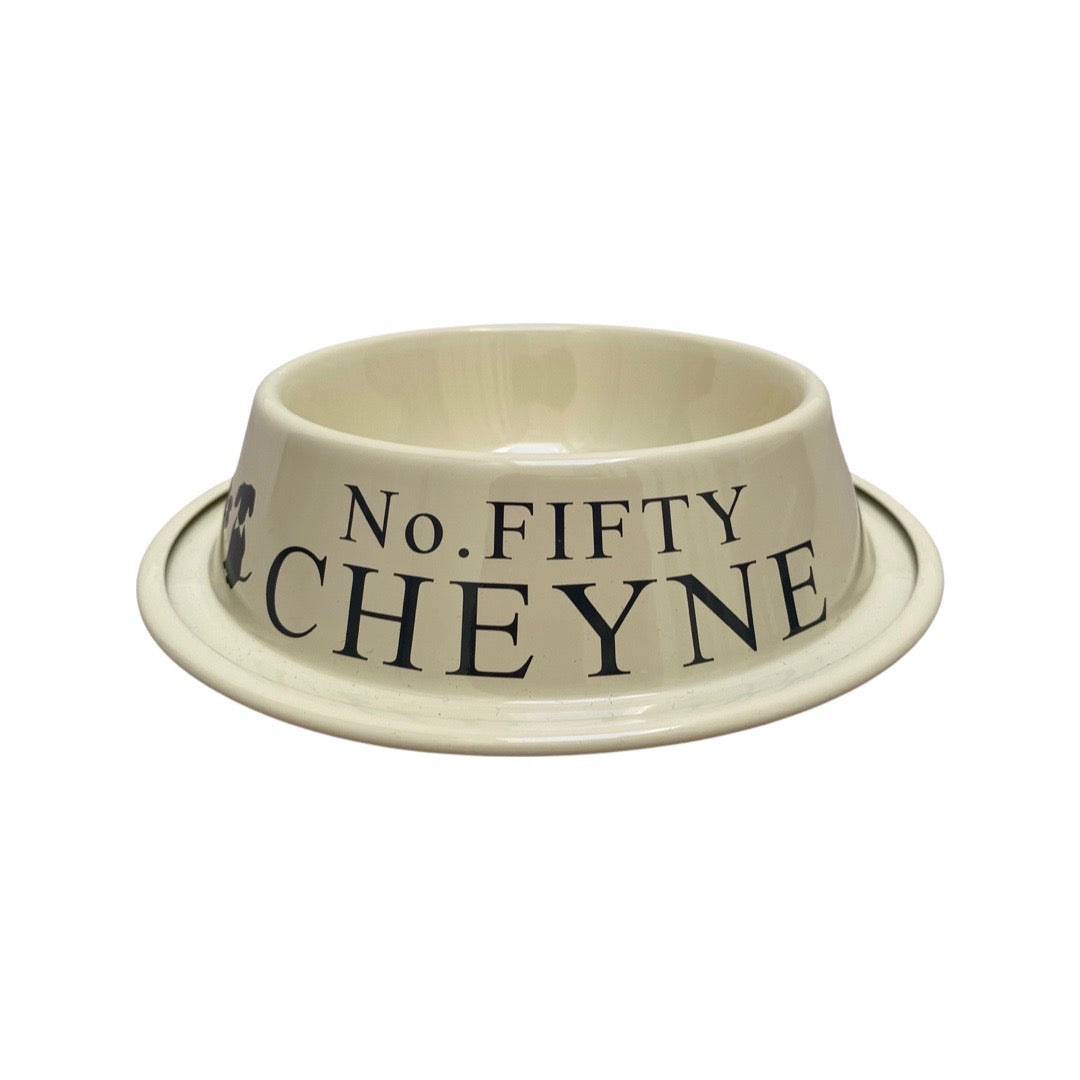 Fifty Cheyne x Teddy Maximus Cream Dog Bowl
