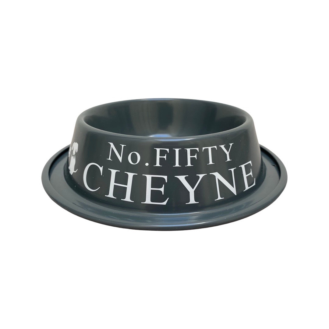 Fifty Cheyne x Teddy Maximus Grey Dog Bowl