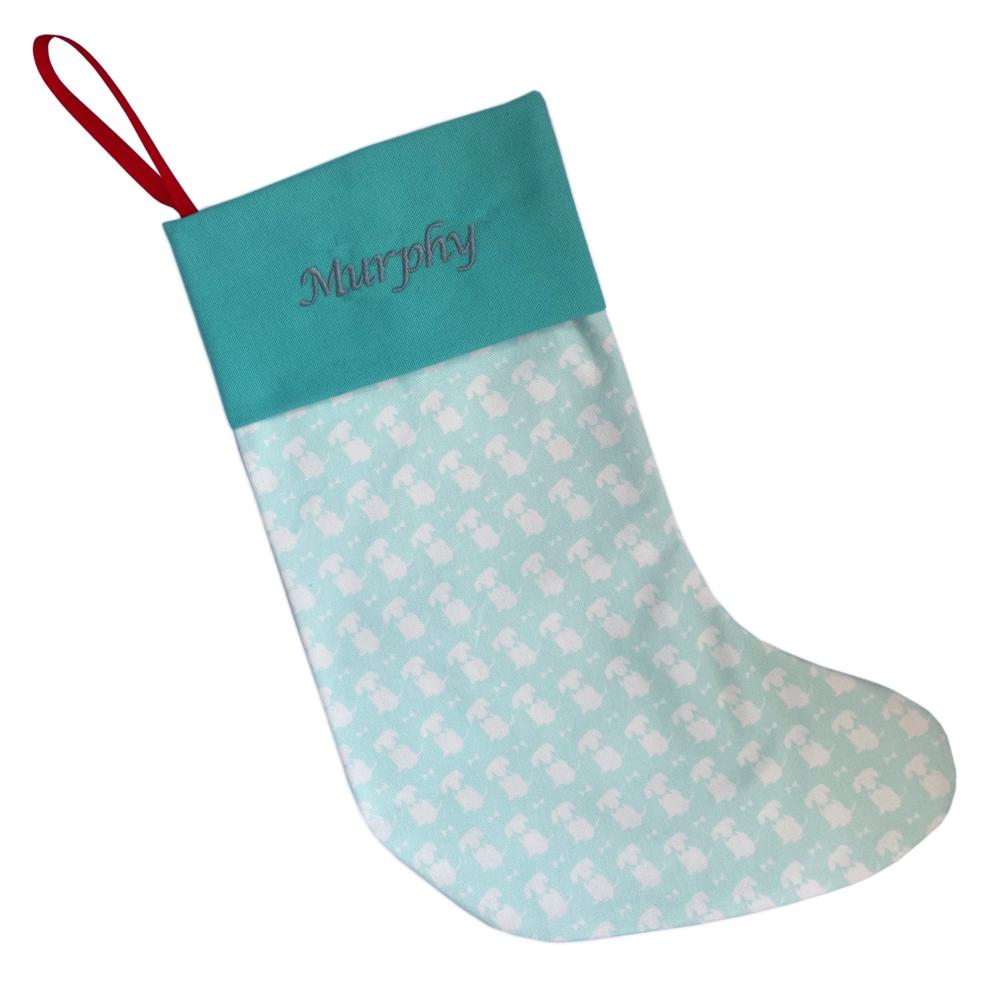 Peppermint Personalised Christmas Stocking