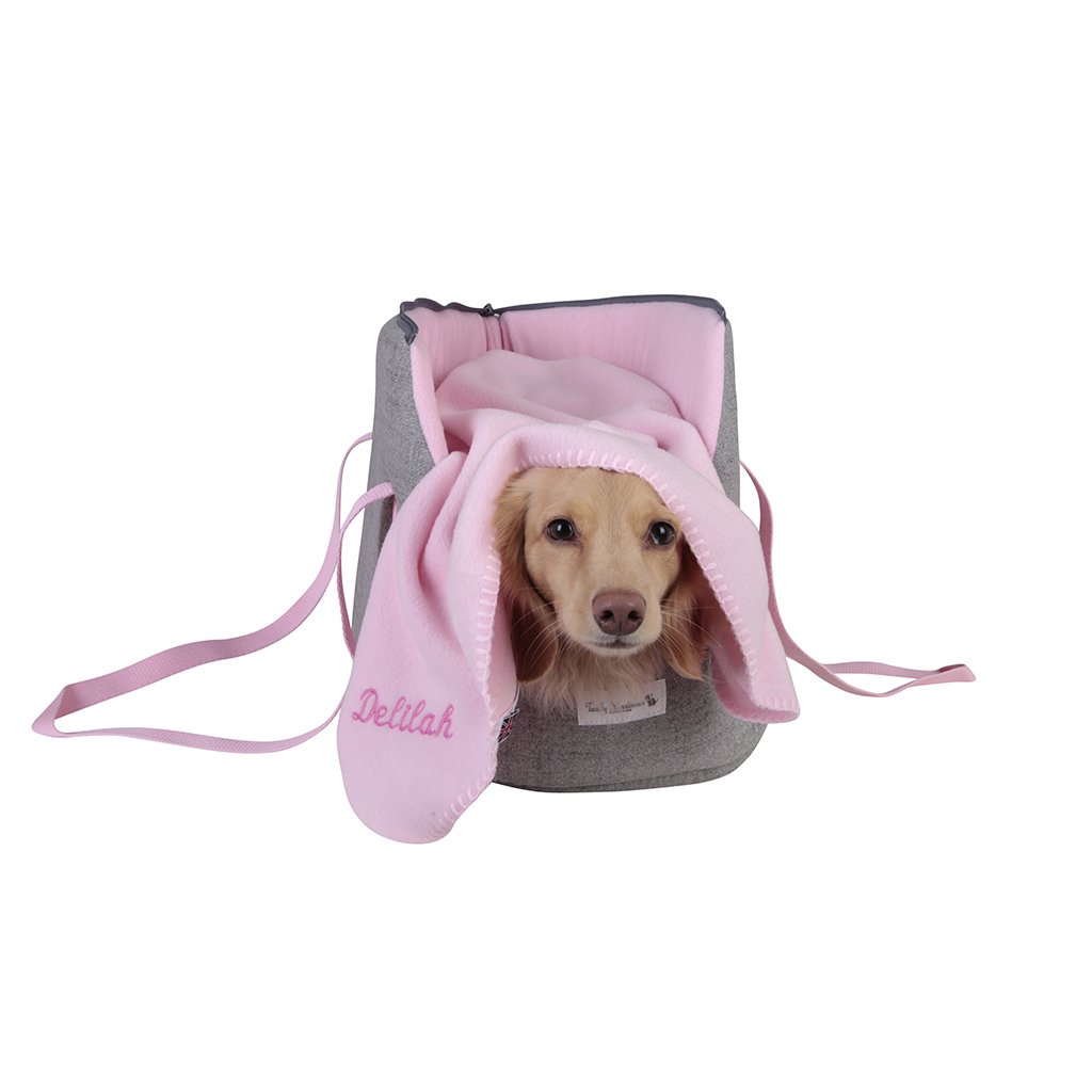 Pink Personalised Fleece Blanket