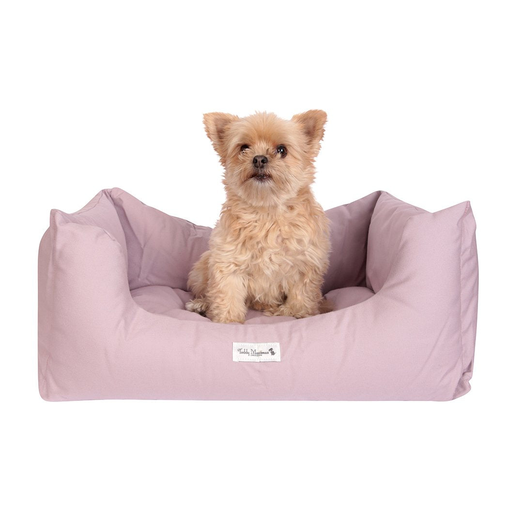 Pink Rectangle Slumber Dog Bed