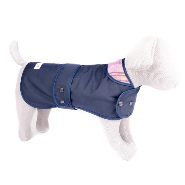 Pink Shetland Wool Luxury Waxed Dog Coat