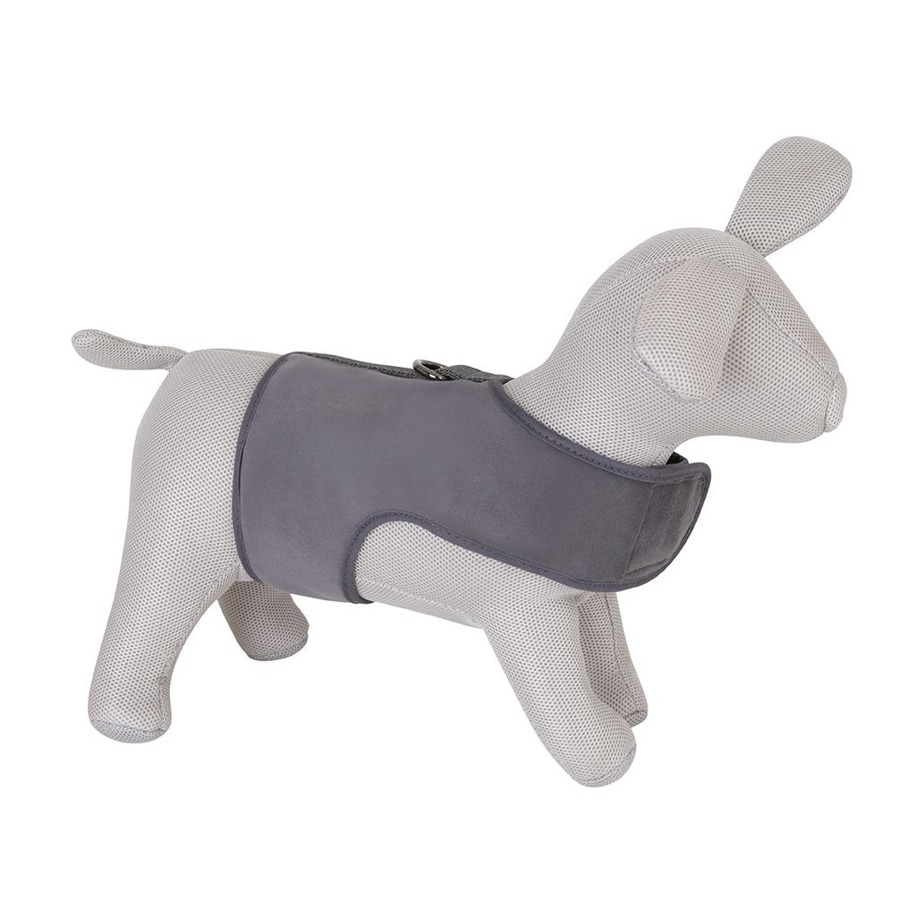 &#39;The Louis&#39; Luxe Grey Dog Harness