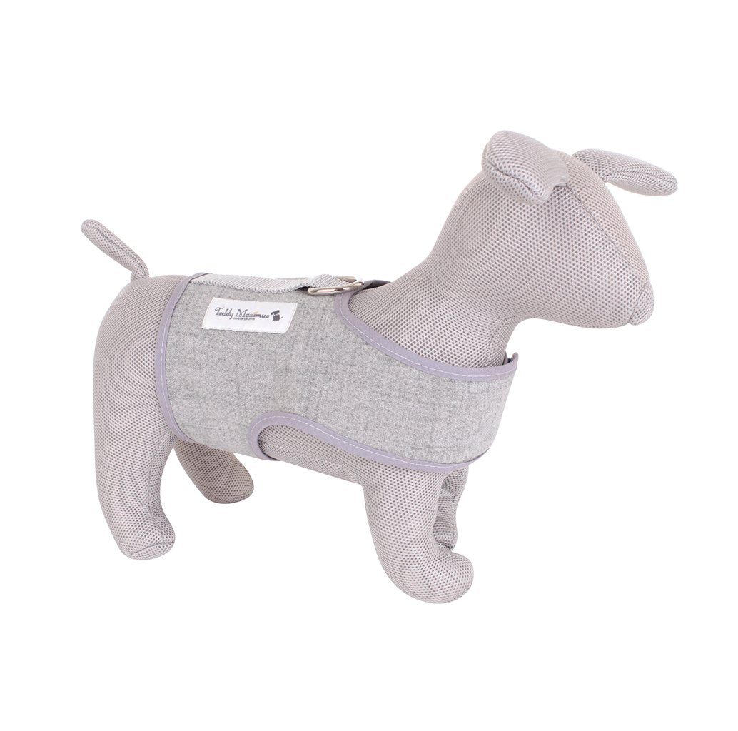 The Marylebone Light Grey Dog Harness
