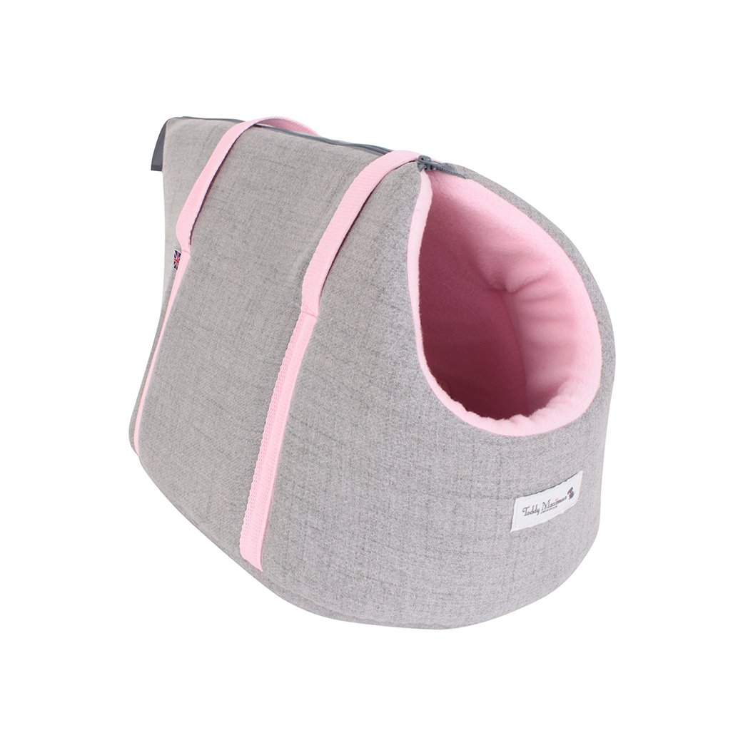 &#39;The Melody&#39; Pink &amp; Grey Dog Carrier